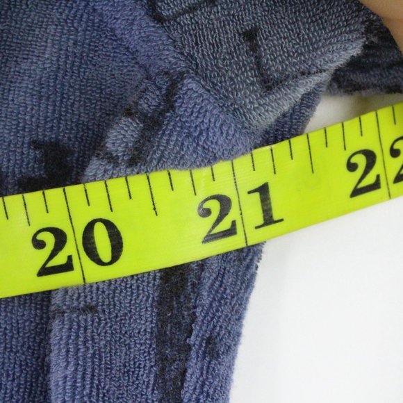 Vintage Spa by Chico's Fleece Jacket Women's Casual Blue All Over Print Size 1" - Picture 9 of 10